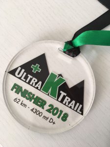 Ultra KTrail medaglia
